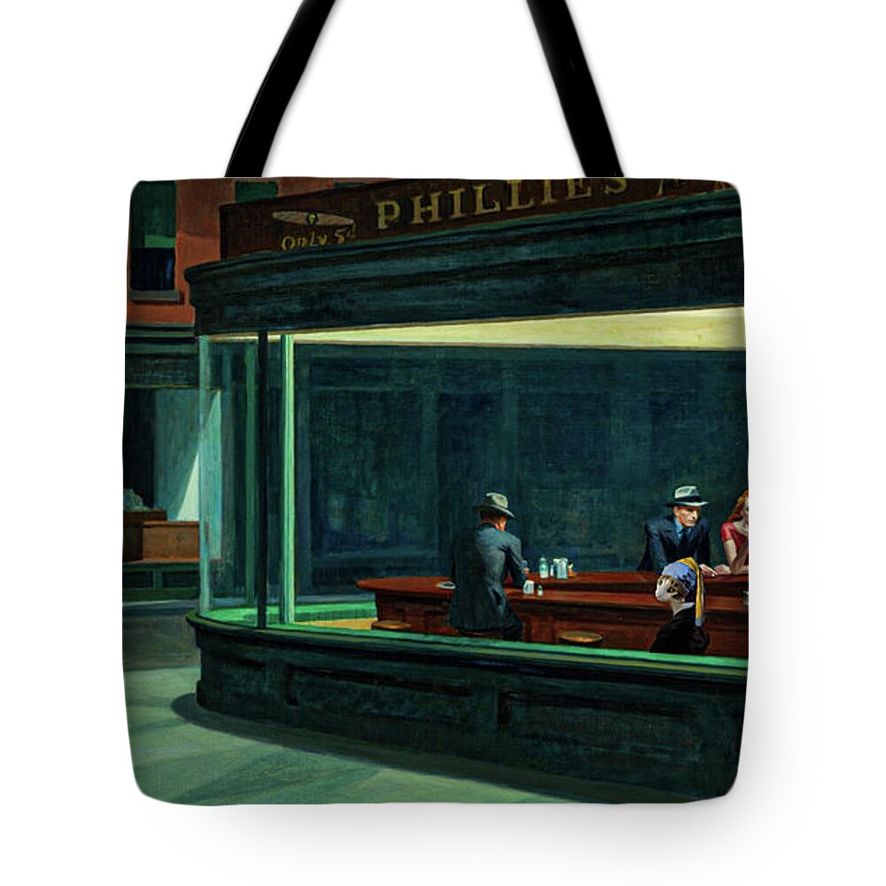 Bosch Tote Bag featuring the digital art The Marvelous Ability of Cats to Travel Through Time by Jerald Blackstock
