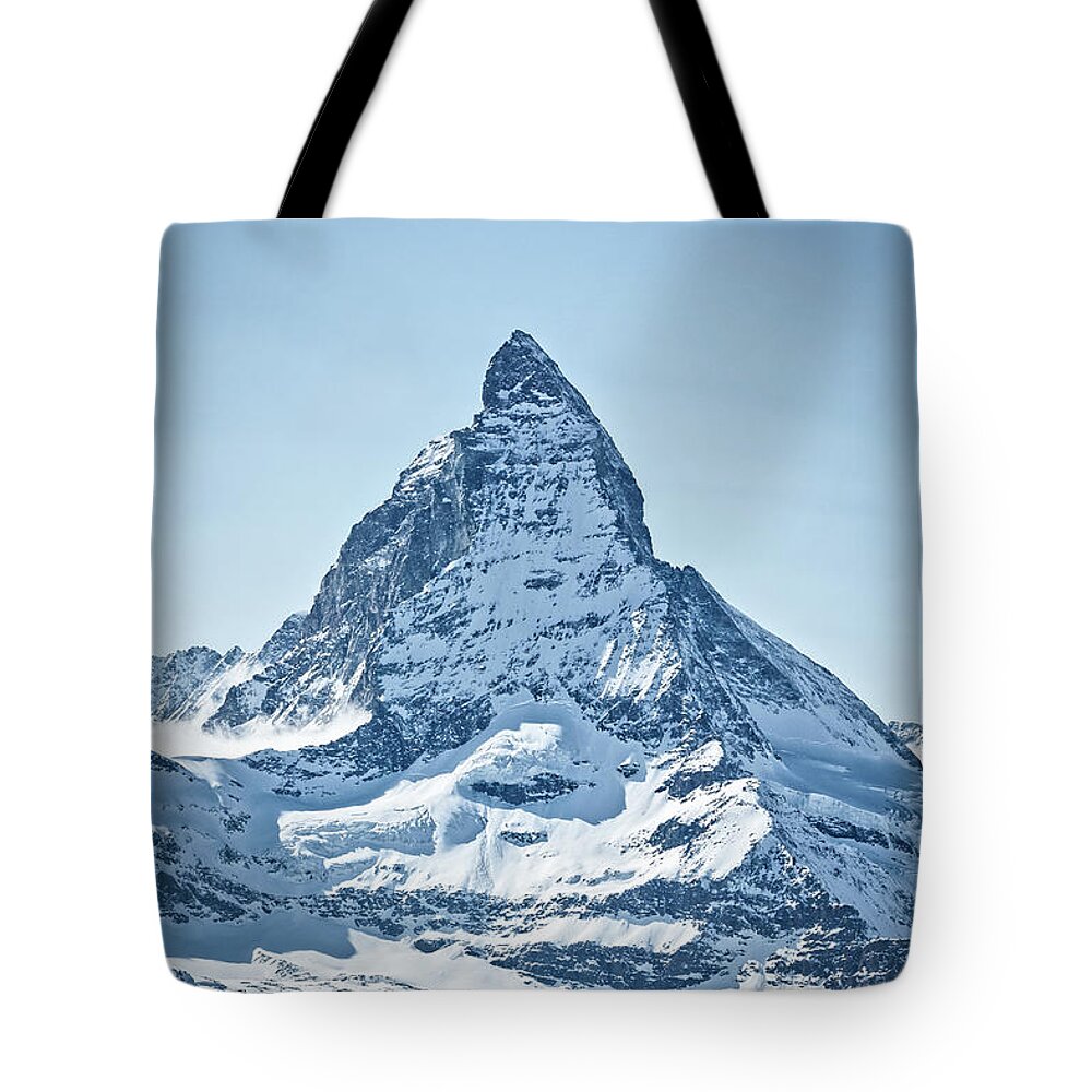 Alpine Tote Bag featuring the photograph The Matterhorn by Rick Deacon