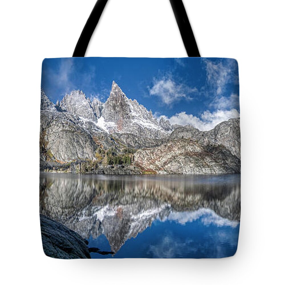 Landscape Tote Bag featuring the photograph The Minarets by Romeo Victor