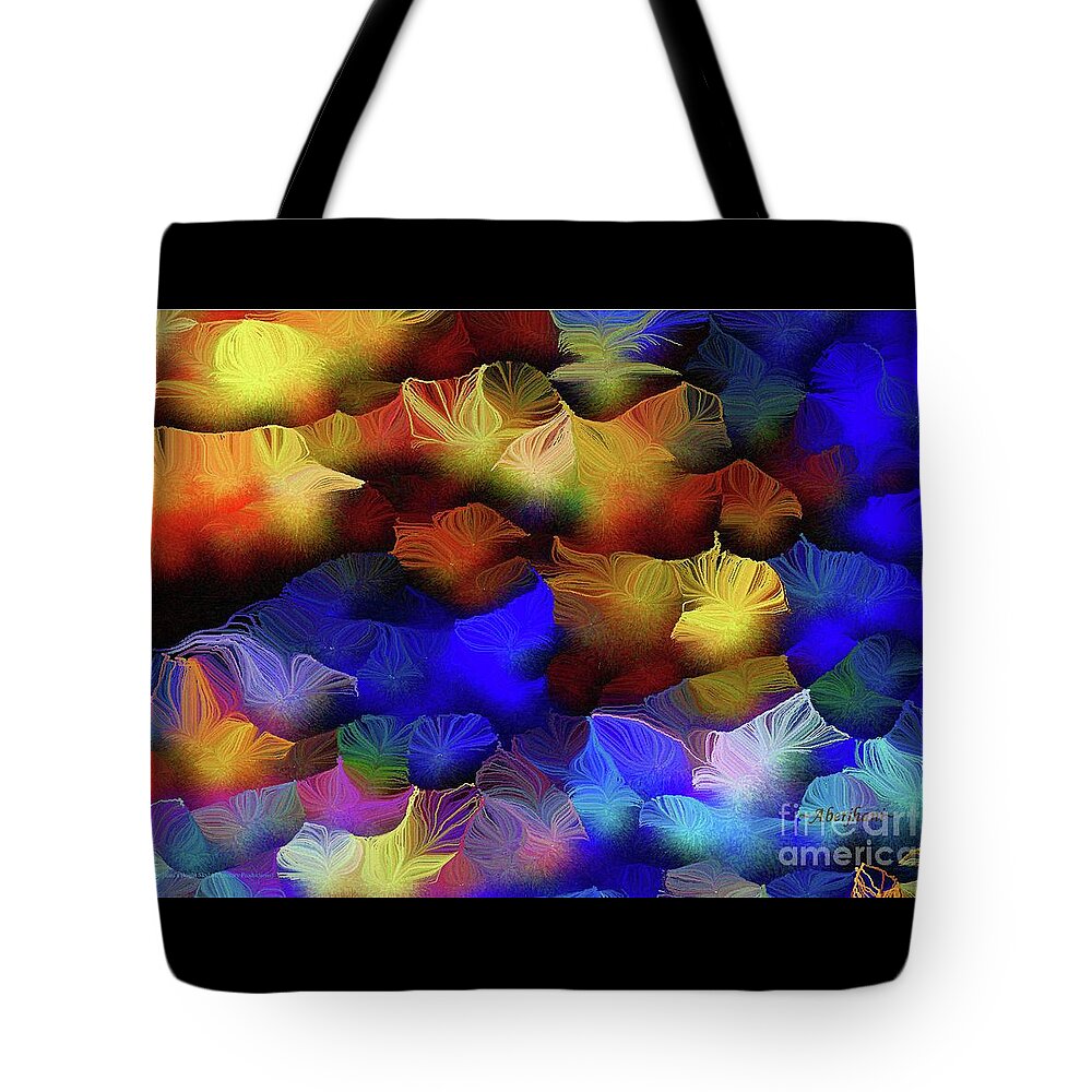 Lift Every Voice And Sing Tote Bag featuring the mixed media The New Day Begun by Aberjhani