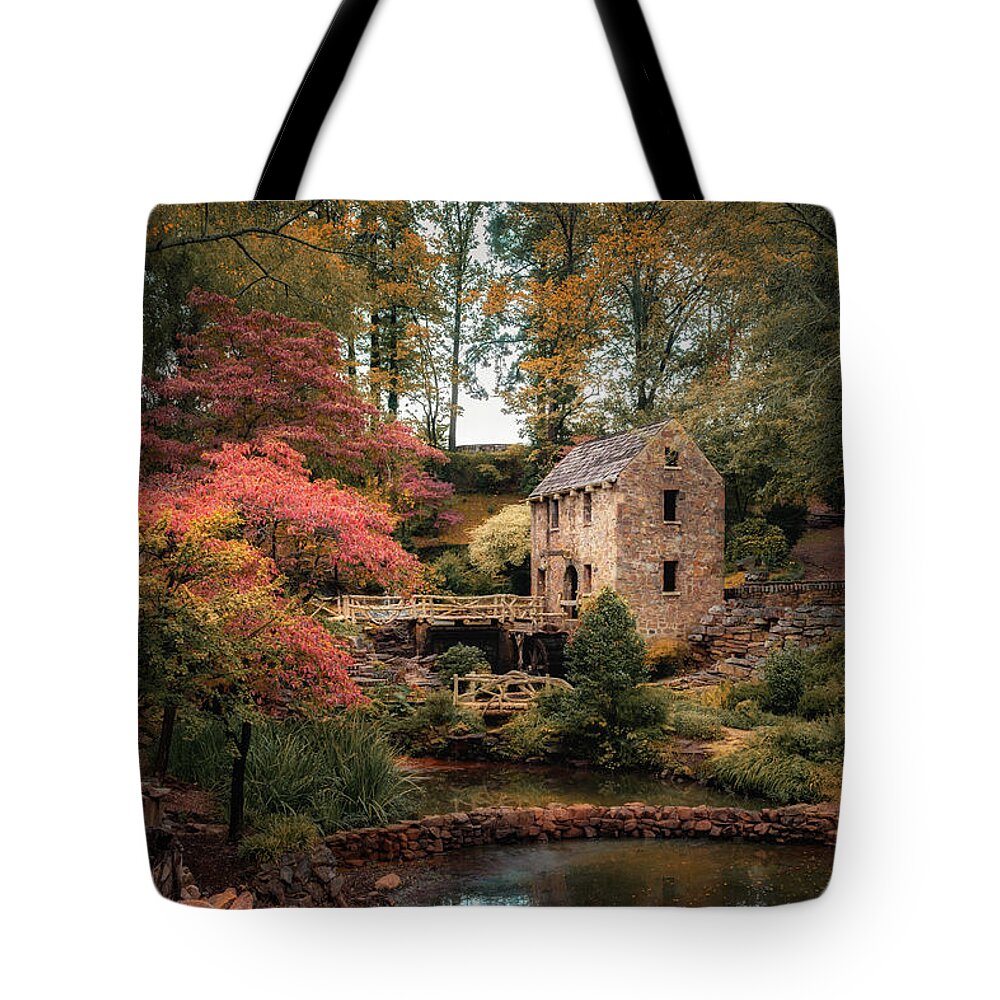 The Old Mill Tote Bag featuring the photograph The Old Mill by James Barber