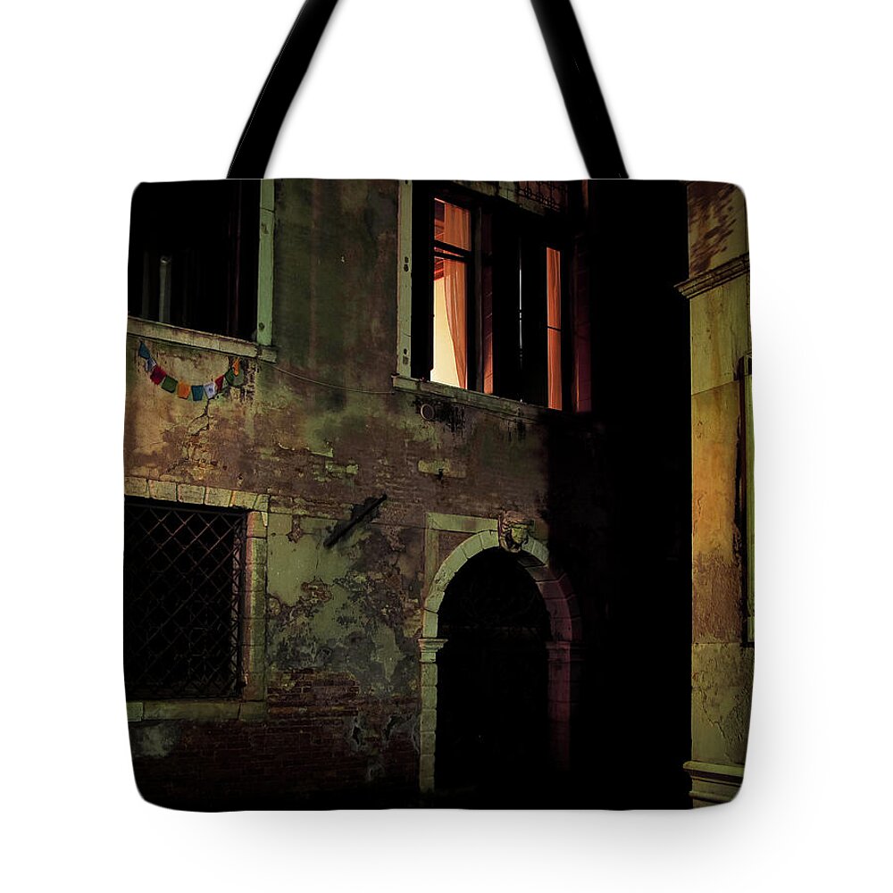 Venice Tote Bag featuring the photograph The open window by Eyes Of CC