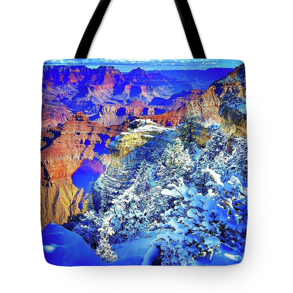 Landscape Tote Bag featuring the photograph The Paintbrush Of God by Kevyn Bashore