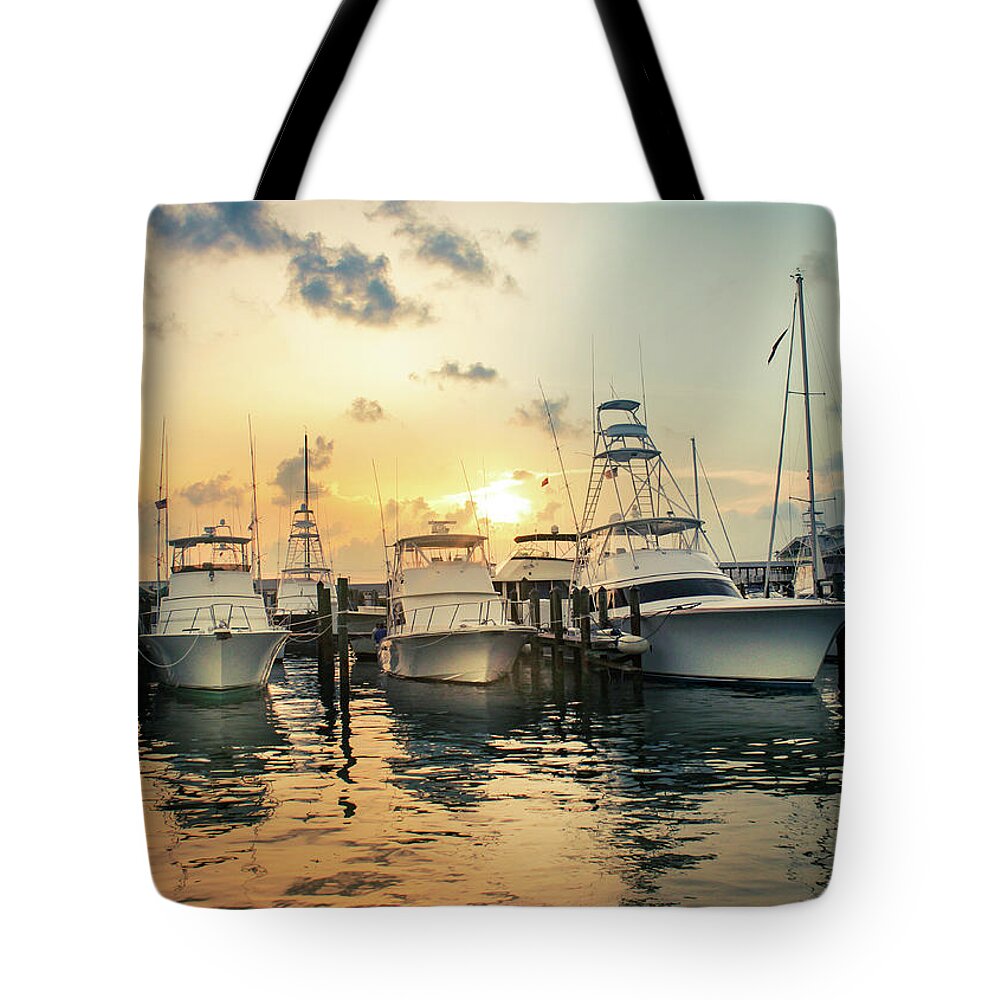 Boats Tote Bag featuring the photograph The Prescribed Vibe by Jason Fink
