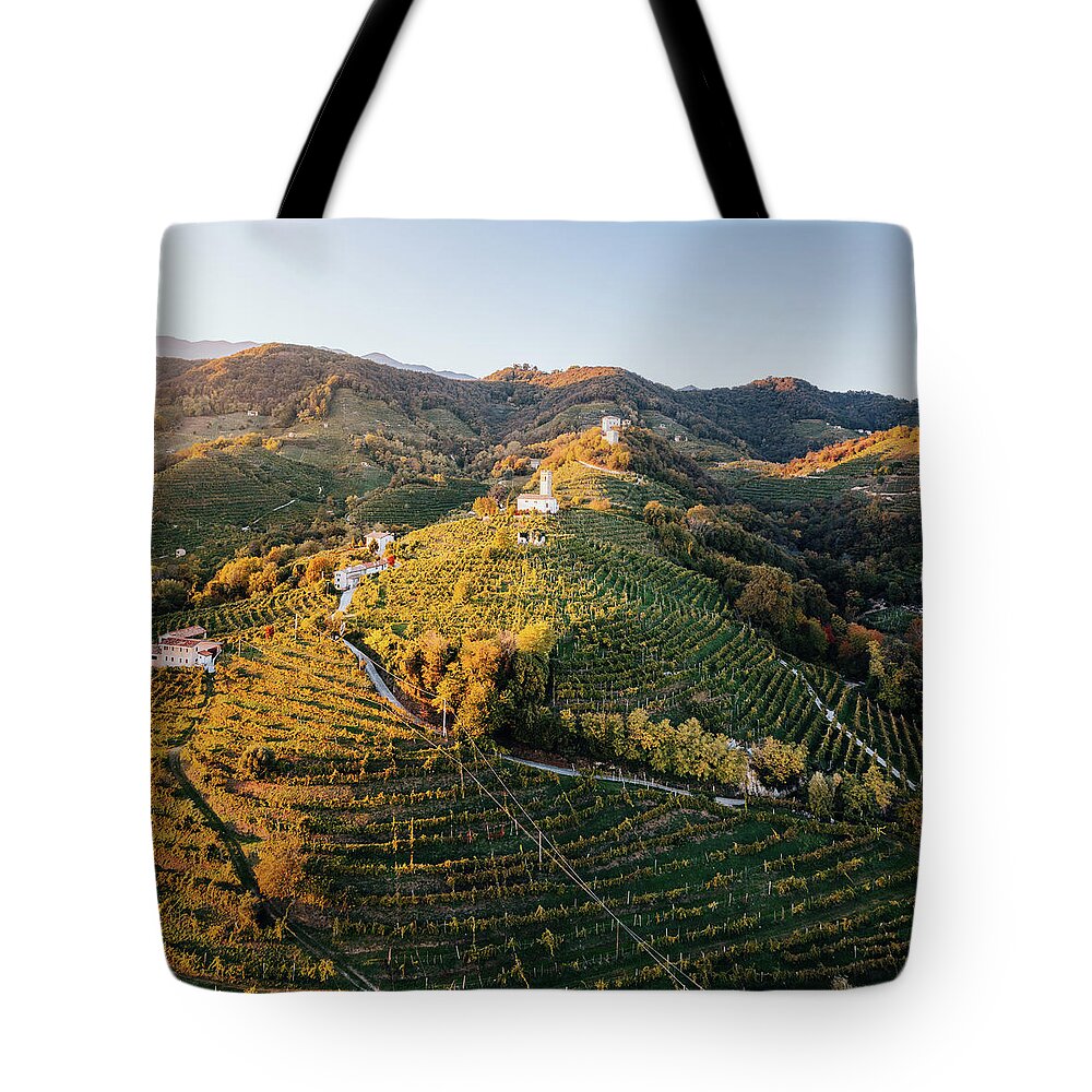Nature Tote Bag featuring the photograph The Prosecco Land by Francesco Riccardo Iacomino