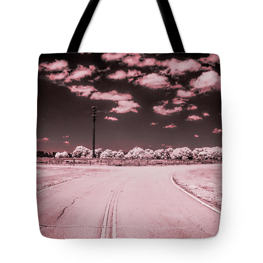 The Road Tote Bag featuring the photograph The Road, Infrared Photography by Felix Lai