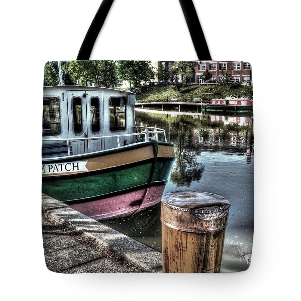Sam Patch Tote Bag featuring the photograph The Sam Patch by Regina Muscarella
