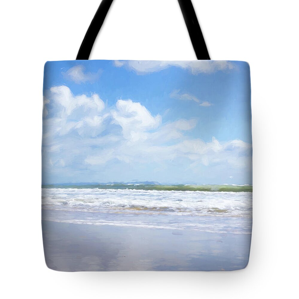 Bournemouth Beach Tote Bag featuring the photograph The Seaside by Tanya C Smith