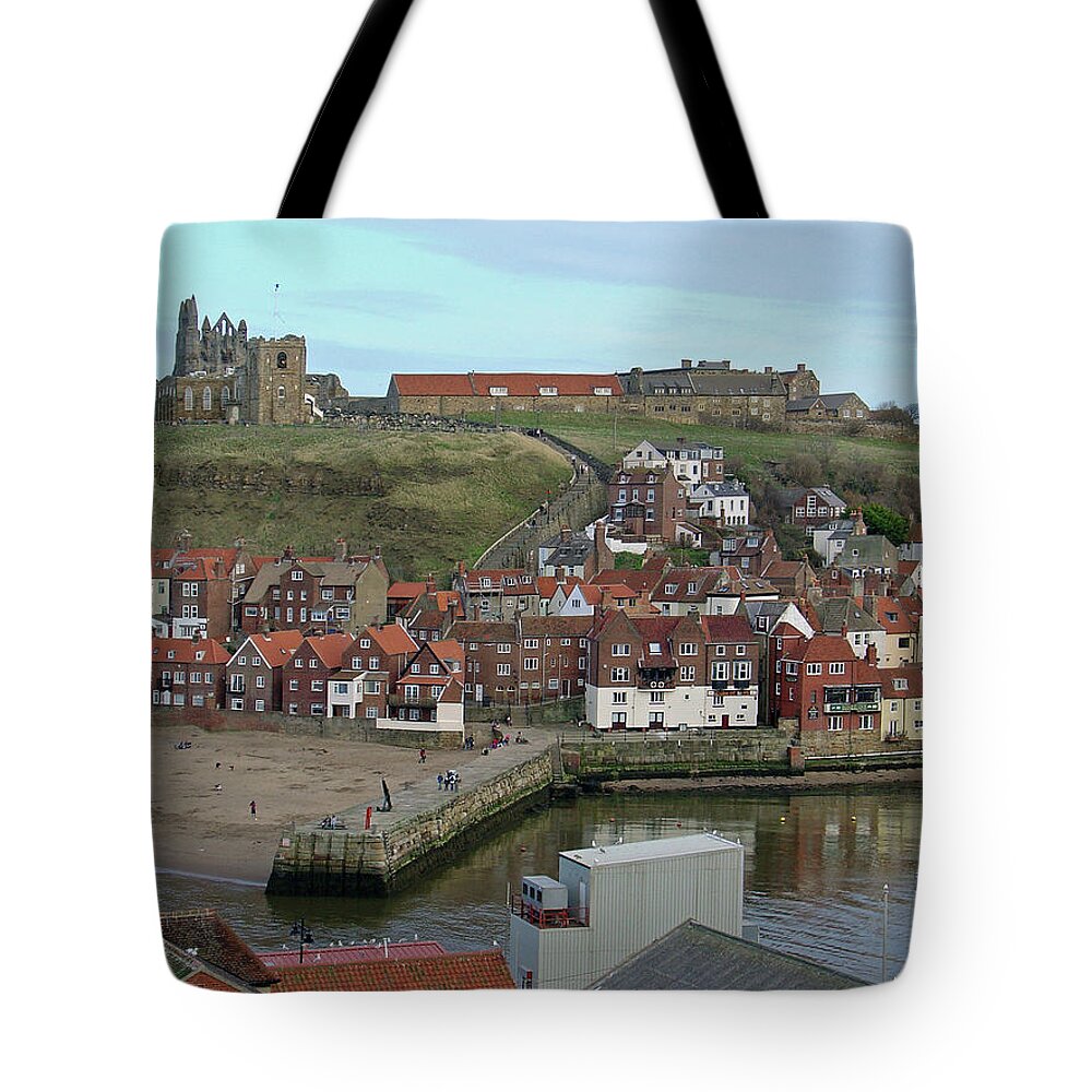 Sky Tote Bag featuring the photograph The Shambles - Whitby by Rod Johnson