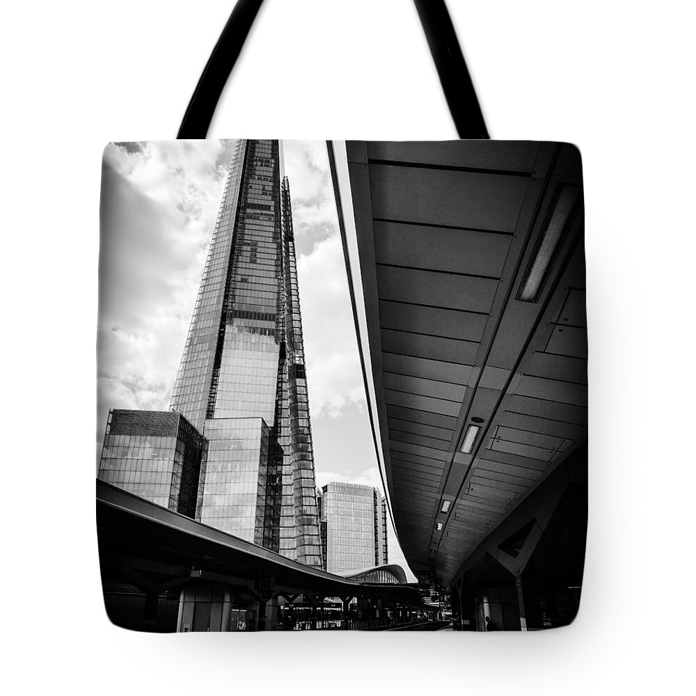The Tote Bag featuring the photograph The Shard, London UK by Tim Beach