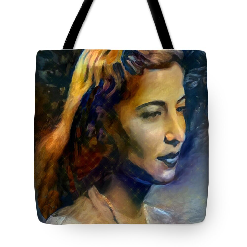 Ruth Bader Ginsburg Tote Bag featuring the digital art The Softer Side Of Ruth by Artistic Mystic