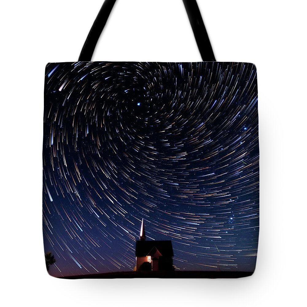 Vortex Tote Bag featuring the photograph The Starry Night by Yoshiki Nakamura