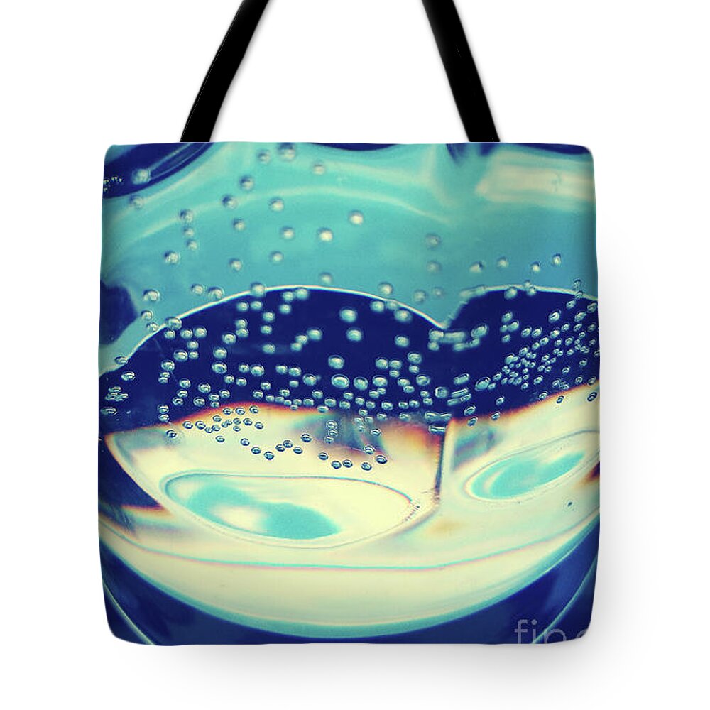 Bubbles Tote Bag featuring the photograph The Happy Surprise by Rebecca Harman