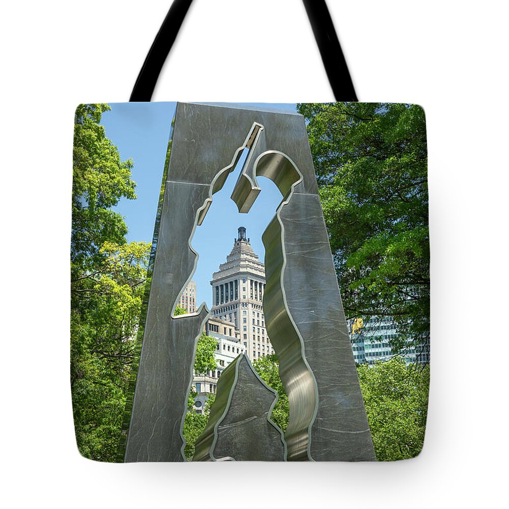 The Universal Soldier Tote Bag featuring the photograph The Universal Soldier by Cate Franklyn