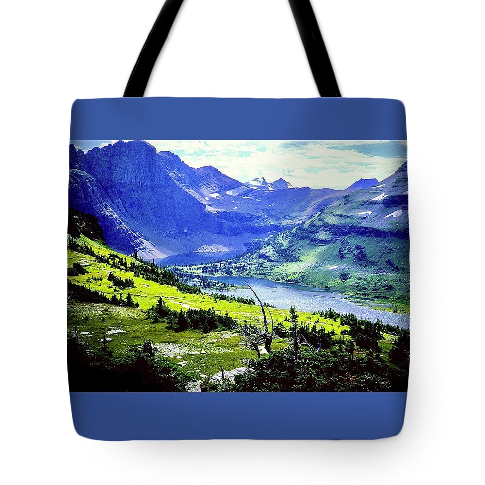 Valley Tote Bag featuring the photograph The Valley by Gordon James