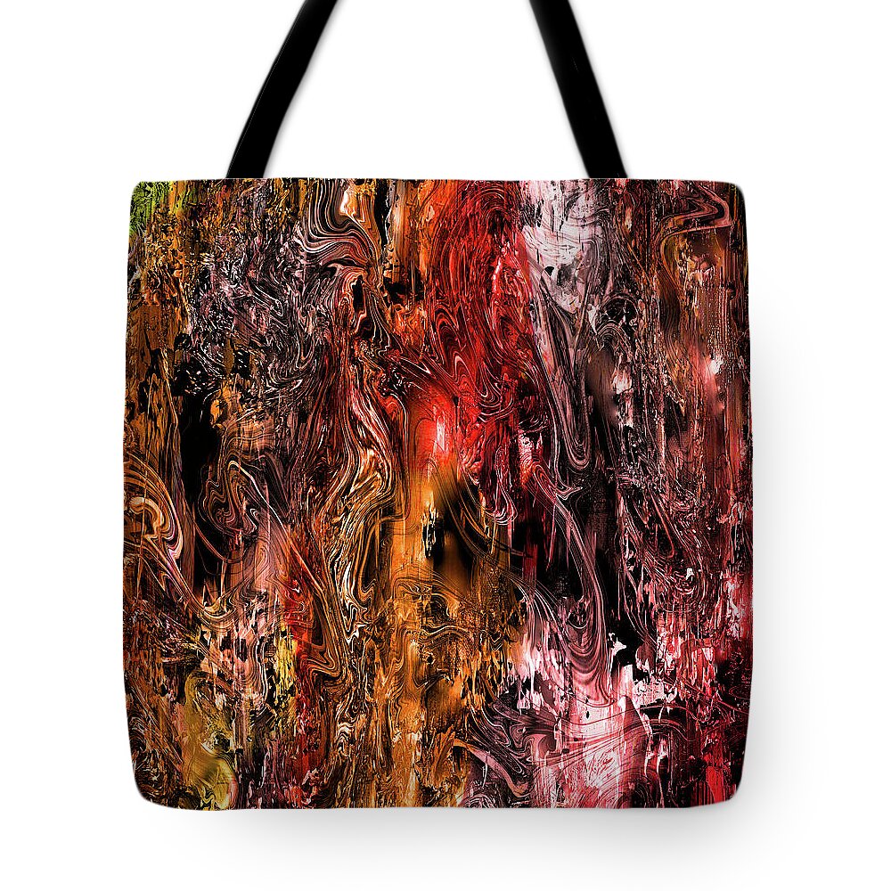 A-fine-art Tote Bag featuring the painting Thinking Of You / Always and Forever by Catalina Walker