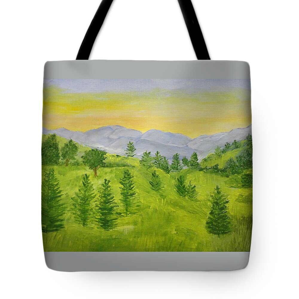 Canvas Prints Tote Bag featuring the painting Those that seek me early shall find me. Proverbs 8 17 KJV by Rosie Foshee