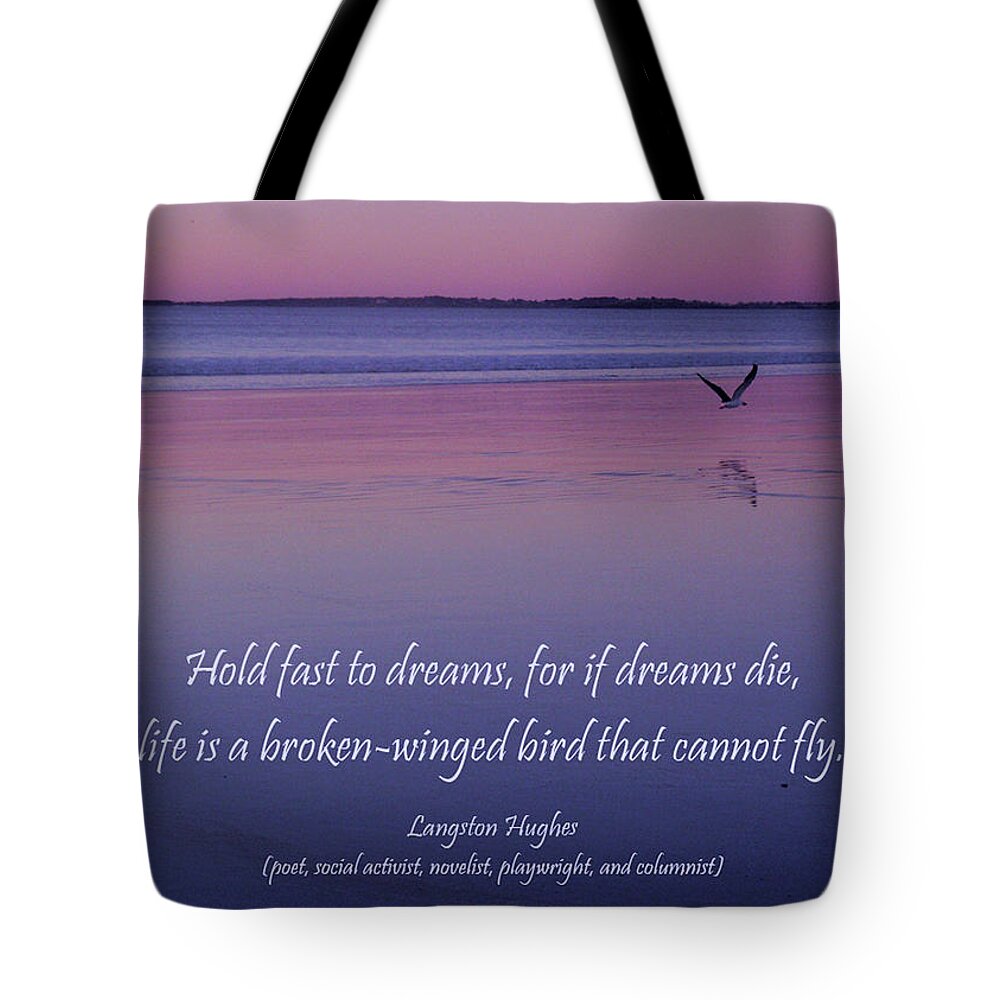 Sentiment Tote Bag featuring the photograph Thoughts of Dreams by Nancy Griswold