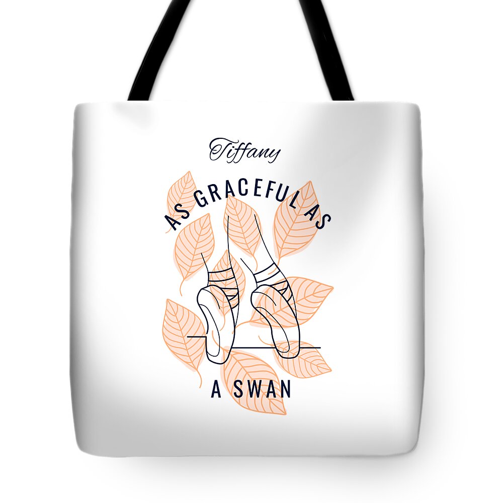 Tiffany As Graceful As A Swan Tote Bag by Jacob Zelazny - Pixels