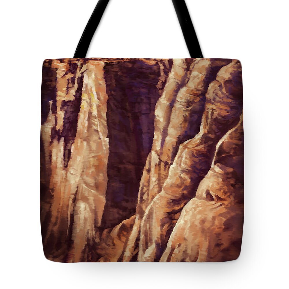 Capsule Tote Bag featuring the painting Time Capsule by Hans Neuhart