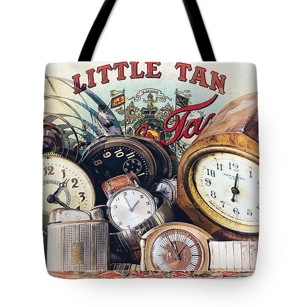 Vintage Tote Bag featuring the photograph Time in a Box by Jerry Abbott