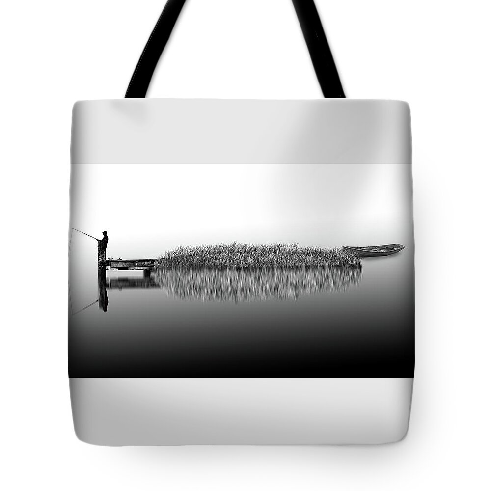 Maritime Tote Bag featuring the mixed media Time to Think by Anthony M Davis