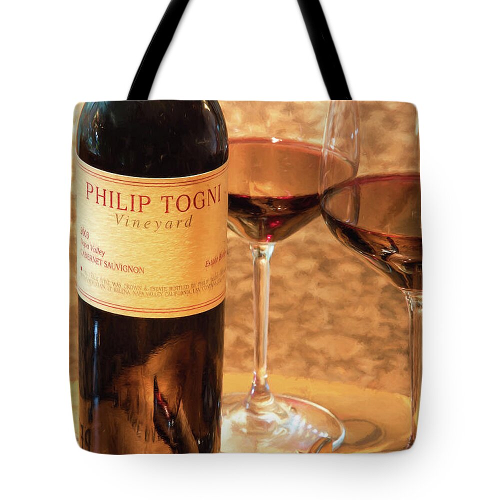 Cabernet Sauvignon Tote Bag featuring the photograph Togni Wine 19 by David Letts