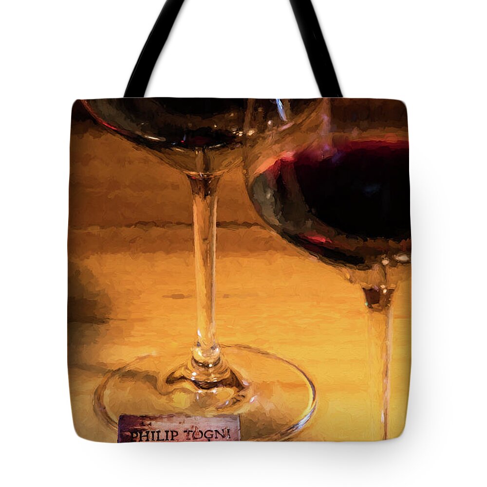 Cabernet Sauvignon Tote Bag featuring the photograph Togni Wine 3 by David Letts