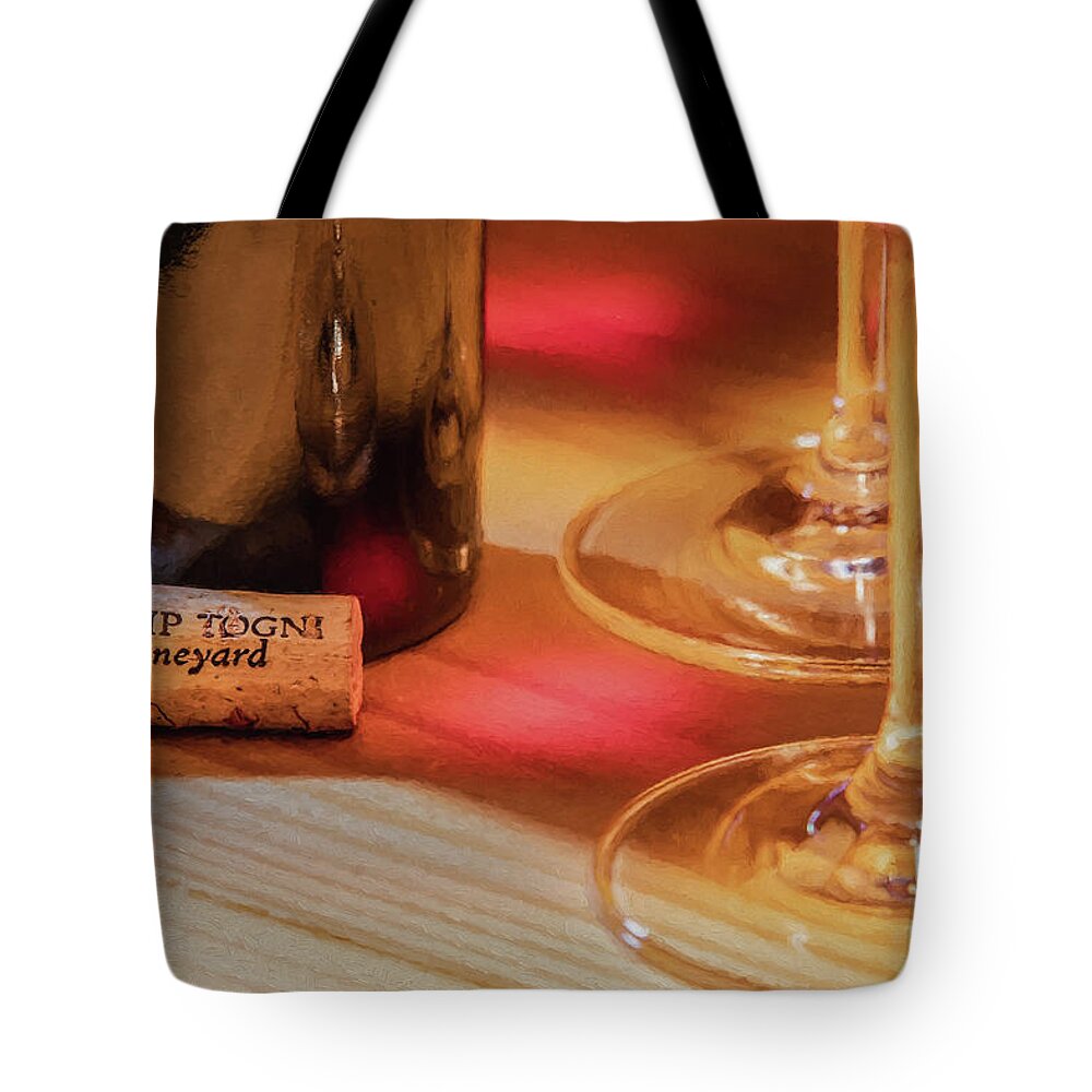 Cabernet Sauvignon Tote Bag featuring the photograph Togni Wine 4 by David Letts