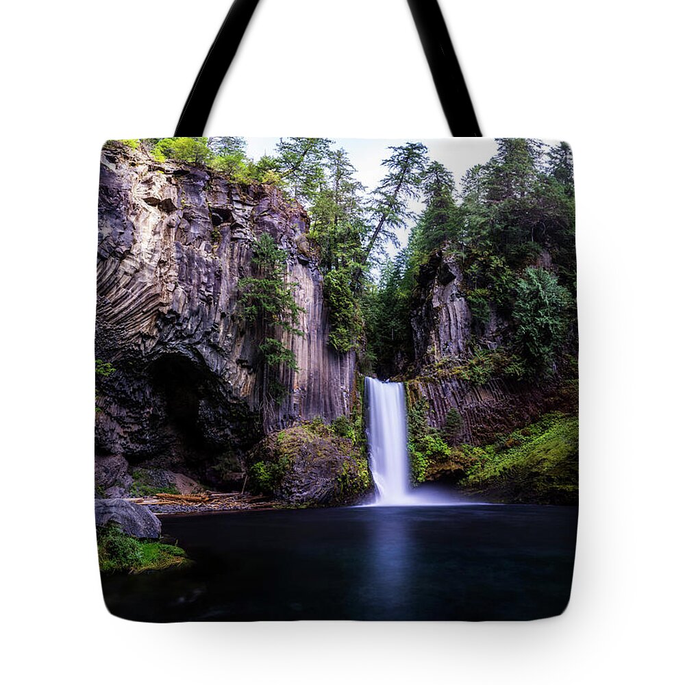 Pristine Tote Bag featuring the photograph Toketee Falls 2 by Pelo Blanco Photo