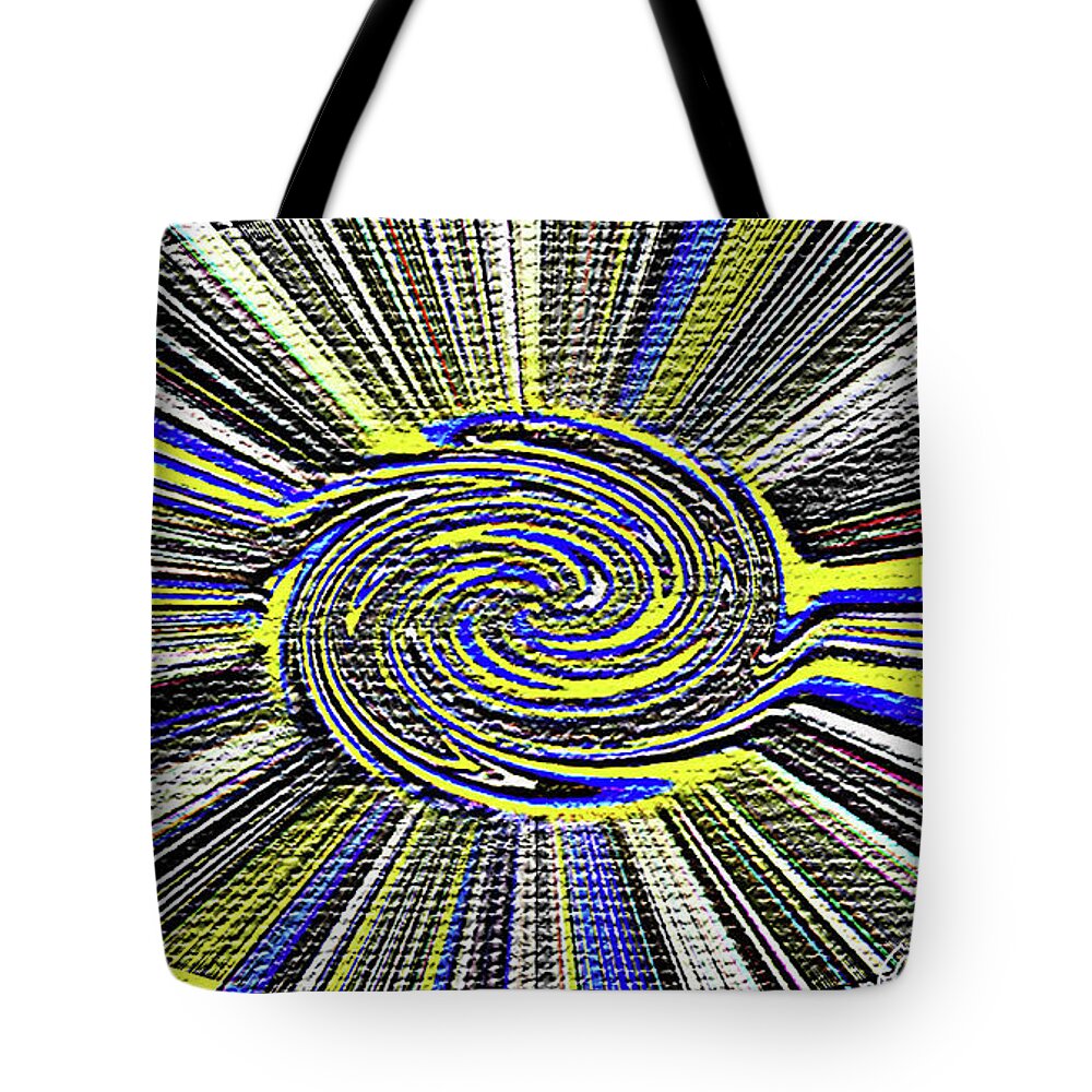 Tom Stanley Janca Abstract #ps1c Tote Bag featuring the digital art Tom Stanley Janca Abstract #ps1c by Tom Janca