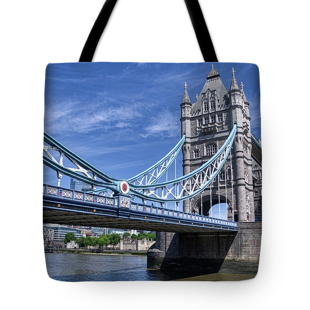 London Architecture Tote Bag featuring the photograph Tower Bridge by Raymond Hill
