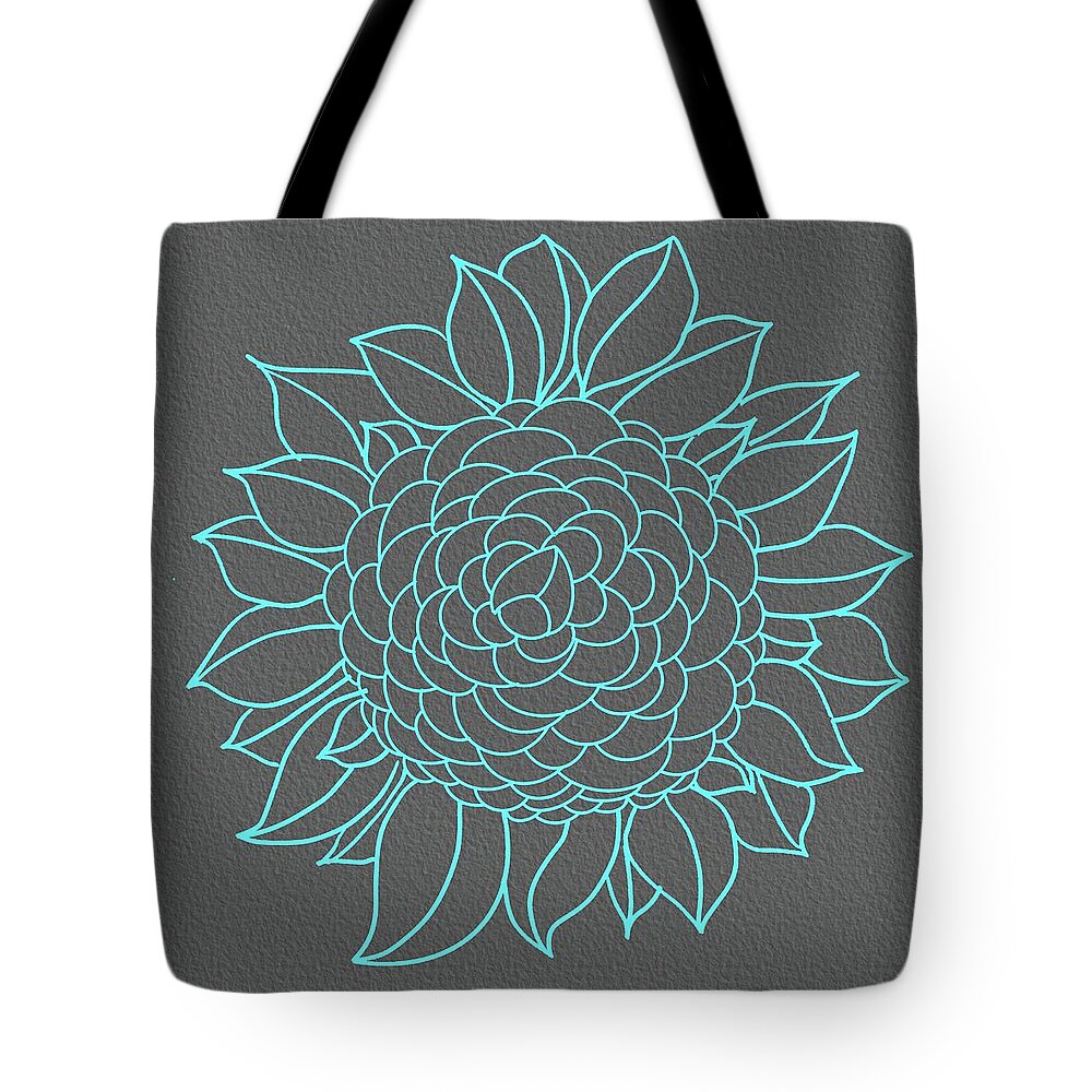 Camellia Tote Bag featuring the digital art Tower Camellia by Steve Hayhurst