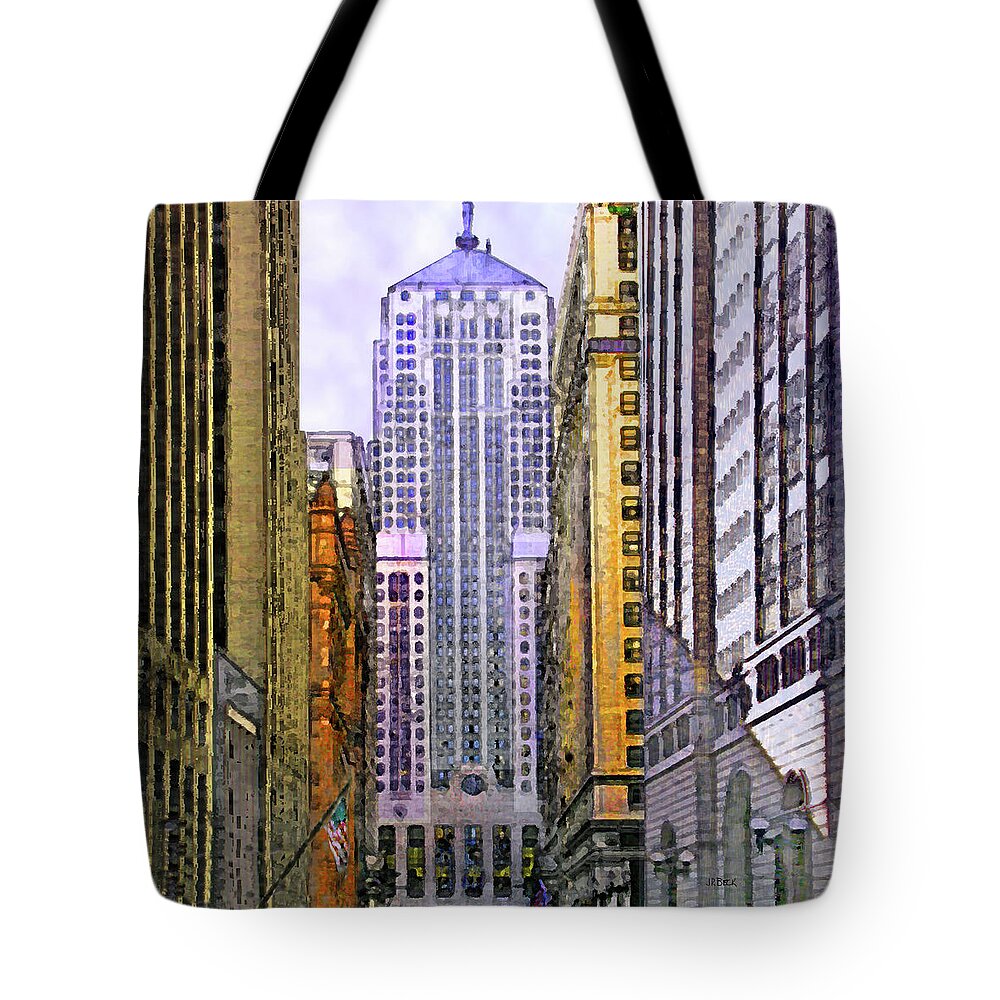Cbot Tote Bag featuring the digital art Trading Place - Square Version by Studio B Prints
