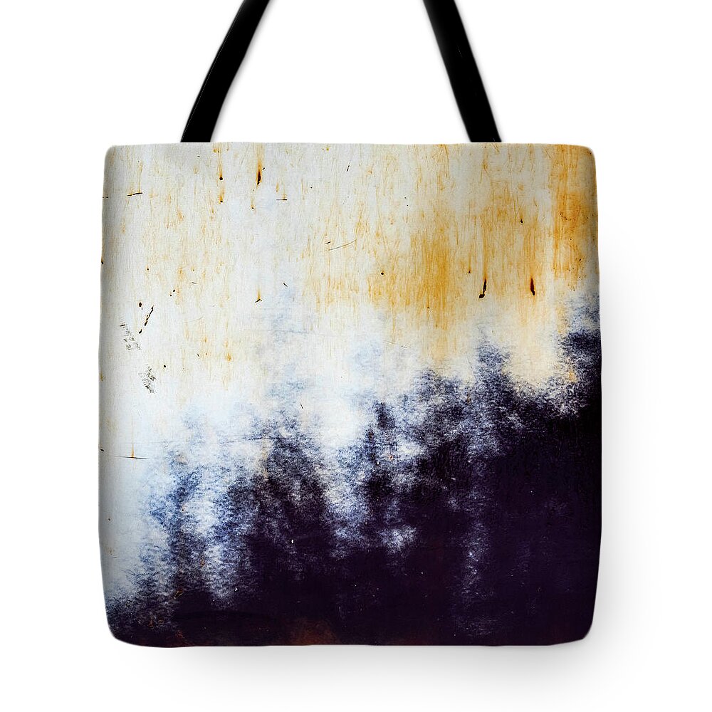 Abstract Tote Bag featuring the photograph Tree Line Silhouette by Jani Freimann