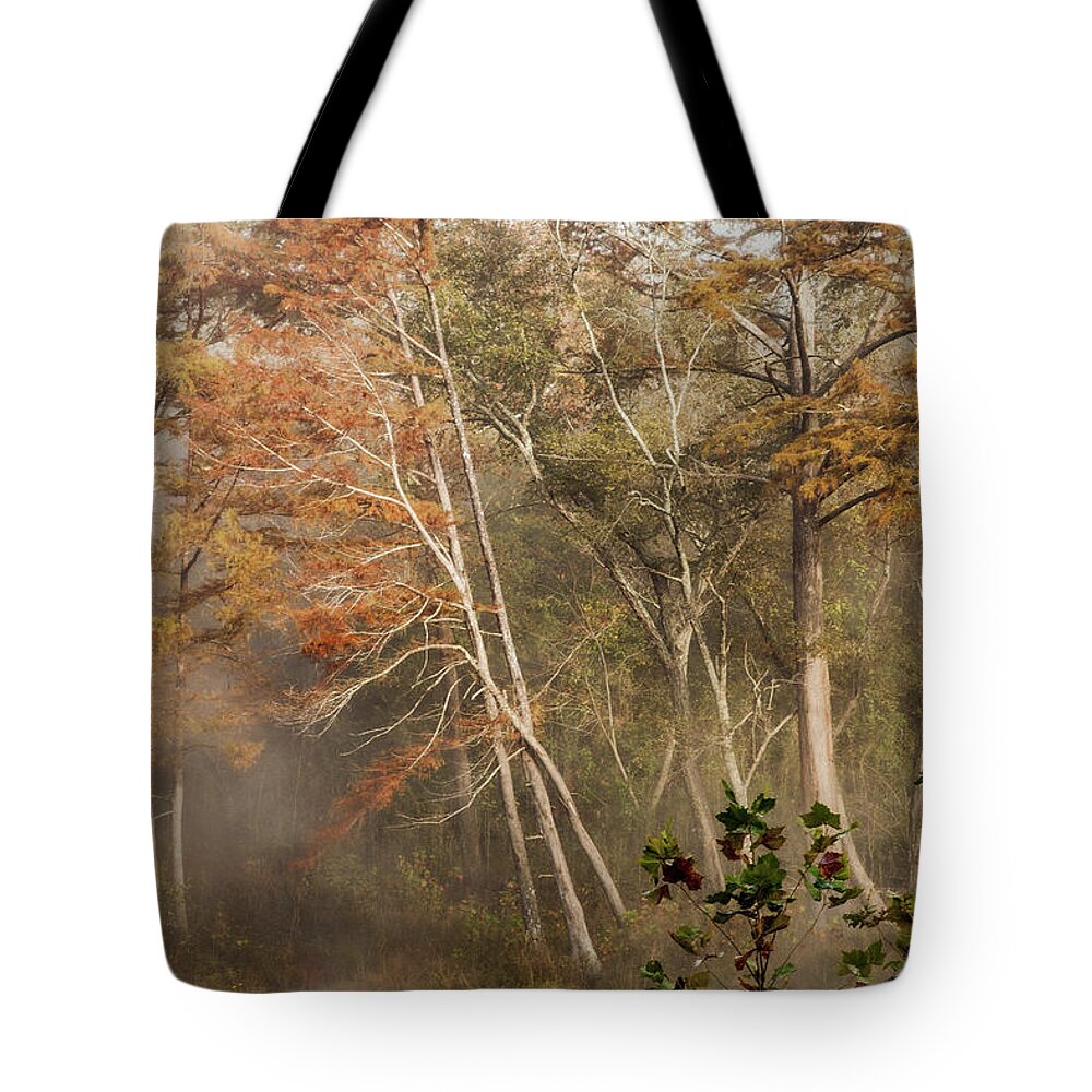 Landscape Tote Bag featuring the photograph Tree Tapestry by Iris Greenwell