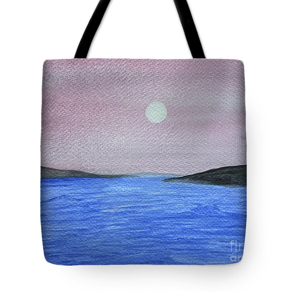 Ocean Tote Bag featuring the painting Tropical Sea by Lisa Neuman