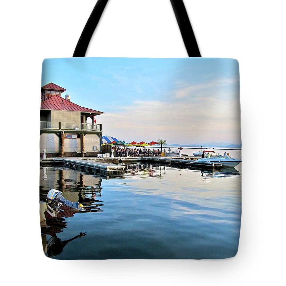 Burlington Vt Tote Bag featuring the photograph Tropical Vermont by Mike Reilly