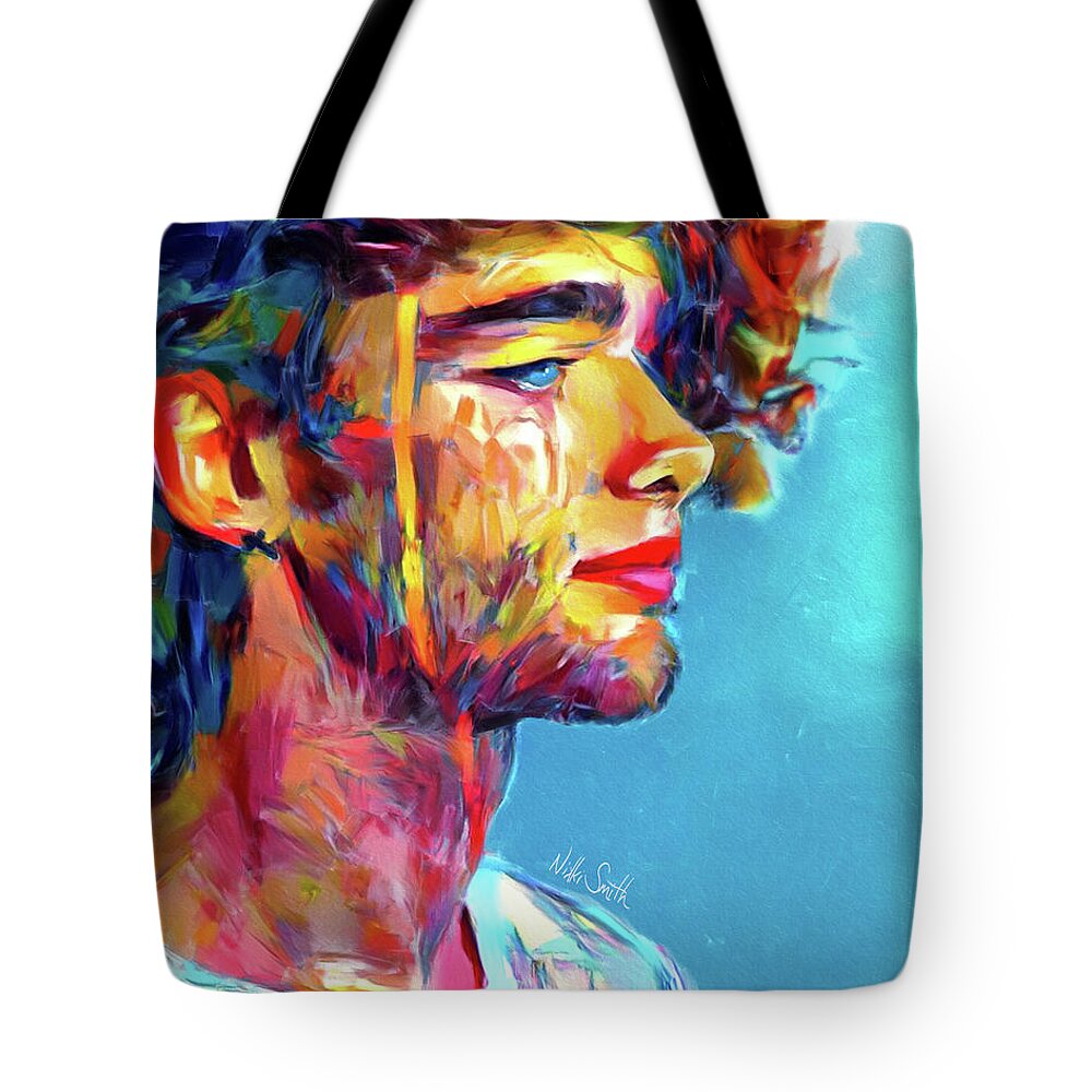 Bold Tote Bag featuring the digital art True Colors by Nikki Marie Smith