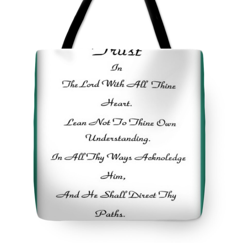  Tote Bag featuring the ceramic art Trust by Mary Russell