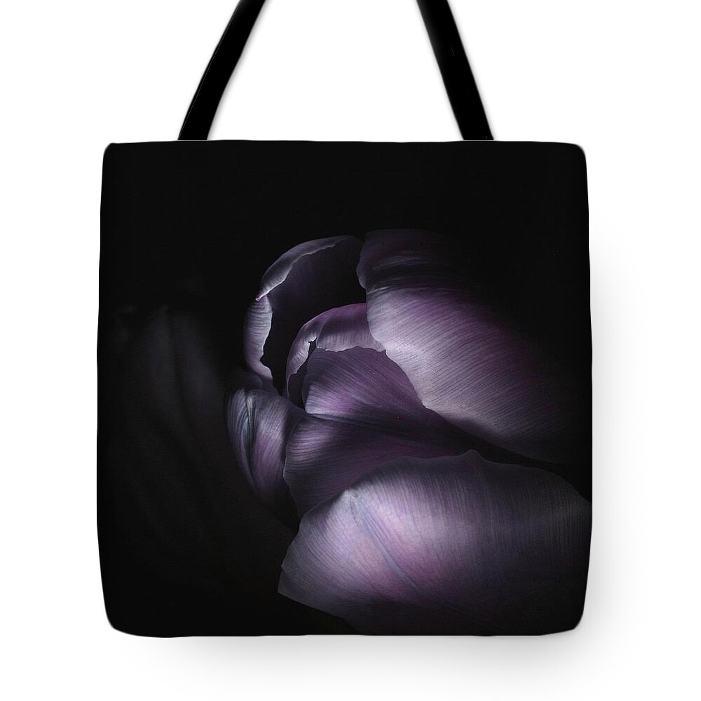 Floral Tote Bag featuring the photograph Tulip 040707 by Julie Powell