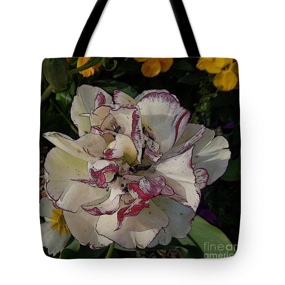 Art Tote Bag featuring the photograph Tulip 2 by Jean Bernard Roussilhe