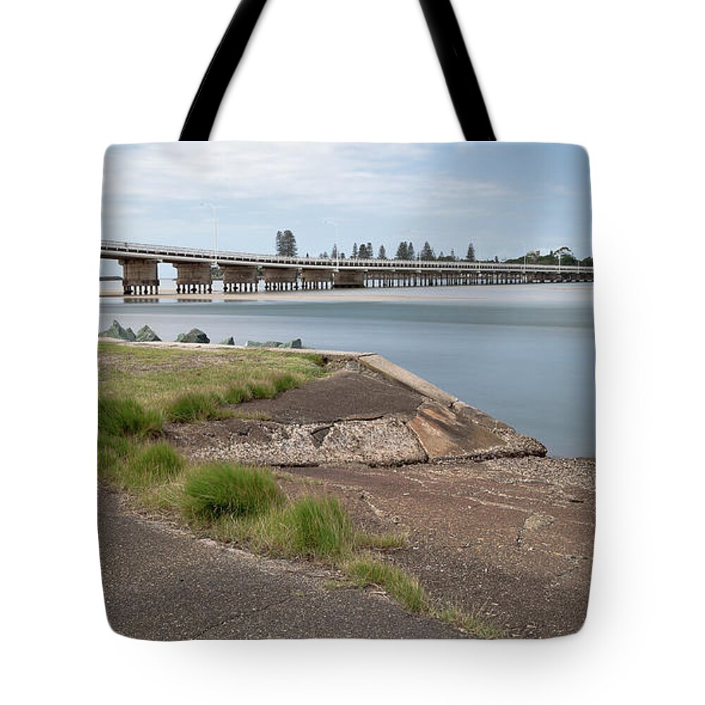 Tuncurry To Forster Tote Bag featuring the digital art Tuncurry To Forster 5903 by Kevin Chippindall
