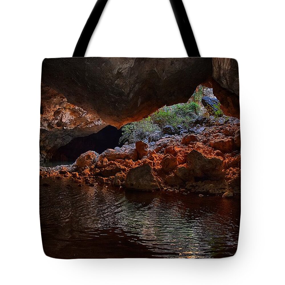 Dimalurru Tote Bag featuring the photograph Tunnel Creek by Andrei SKY