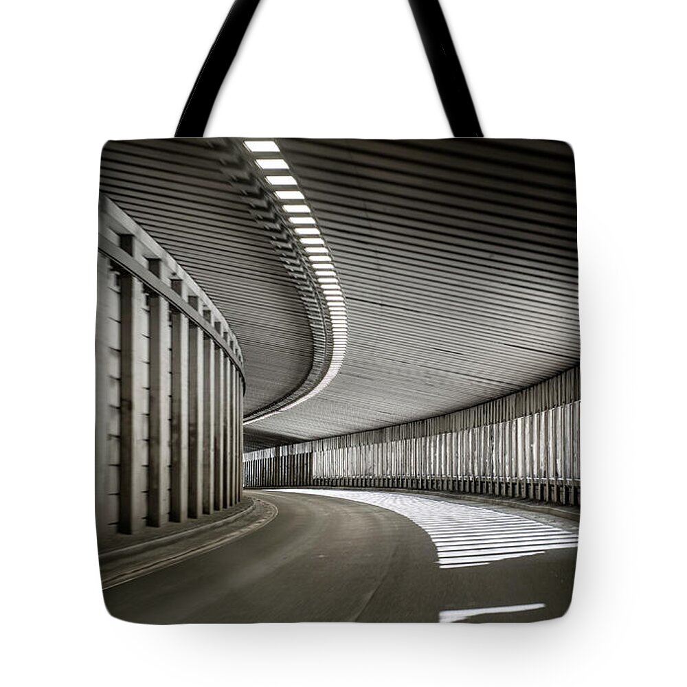 Light Tote Bag featuring the photograph Tunnel by Canadart -