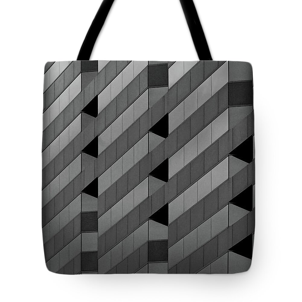 Urban Tote Bag featuring the photograph Twelve Triangles by Stuart Allen