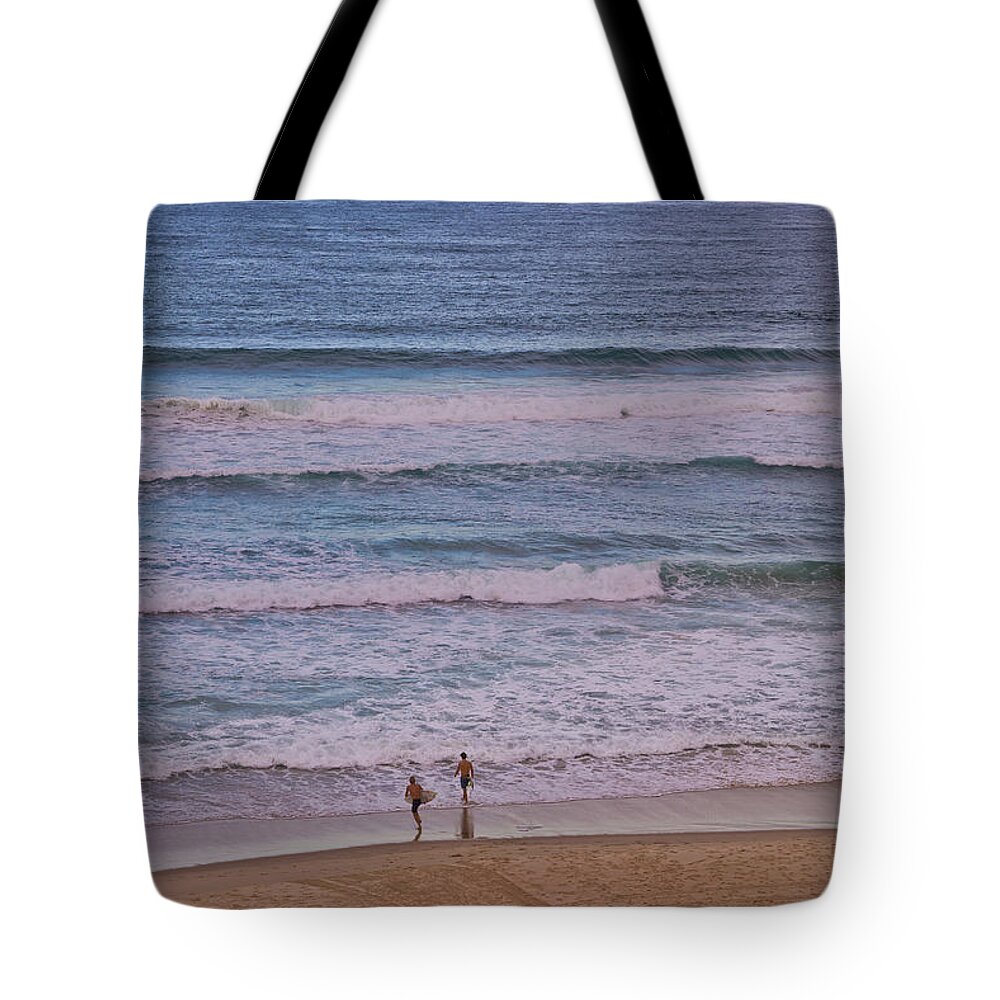 Lifestyle Ocean Art Tote Bag featuring the photograph Twilight Sprite by Az Jackson