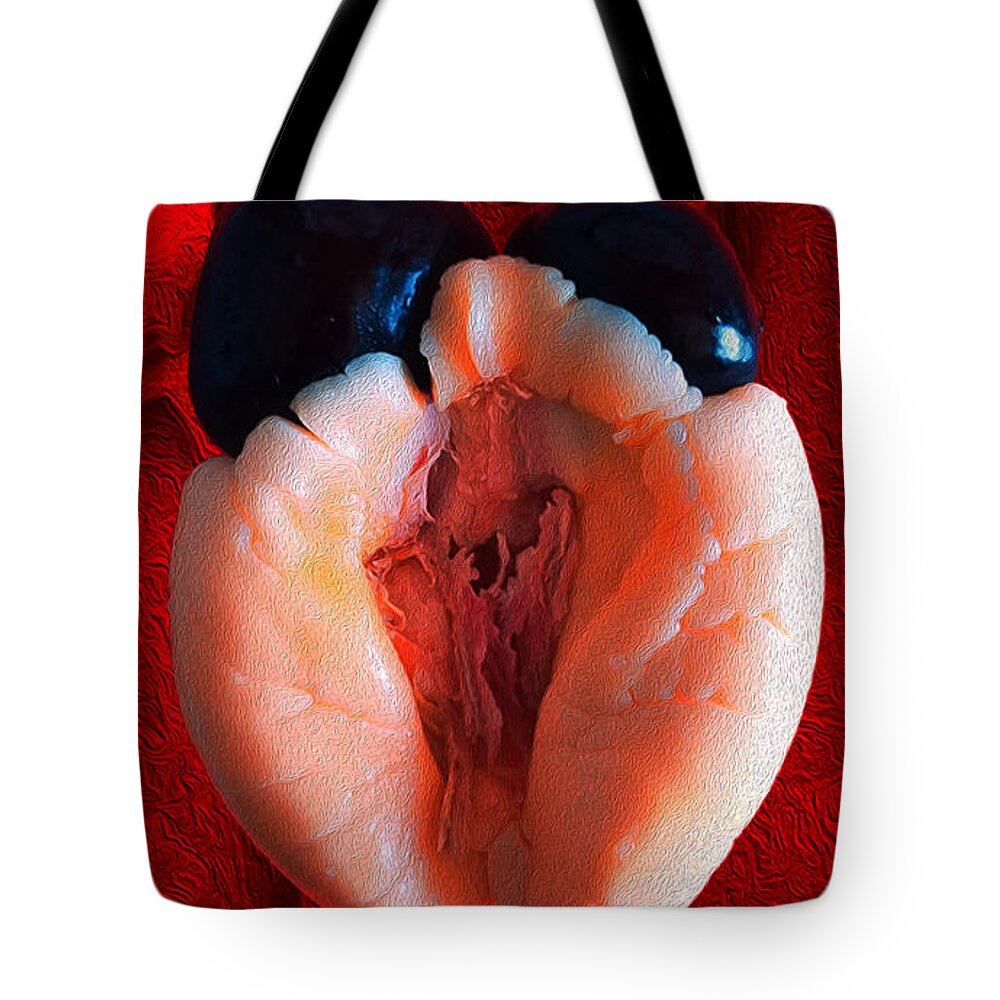 Ackee Tote Bag featuring the photograph Twins 2 by Aldane Wynter