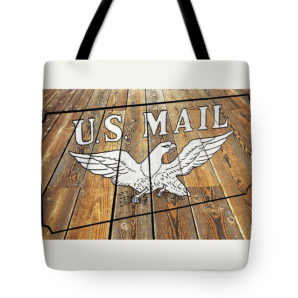 David Lawson Photography Tote Bag featuring the photograph U S Mail by David Lawson