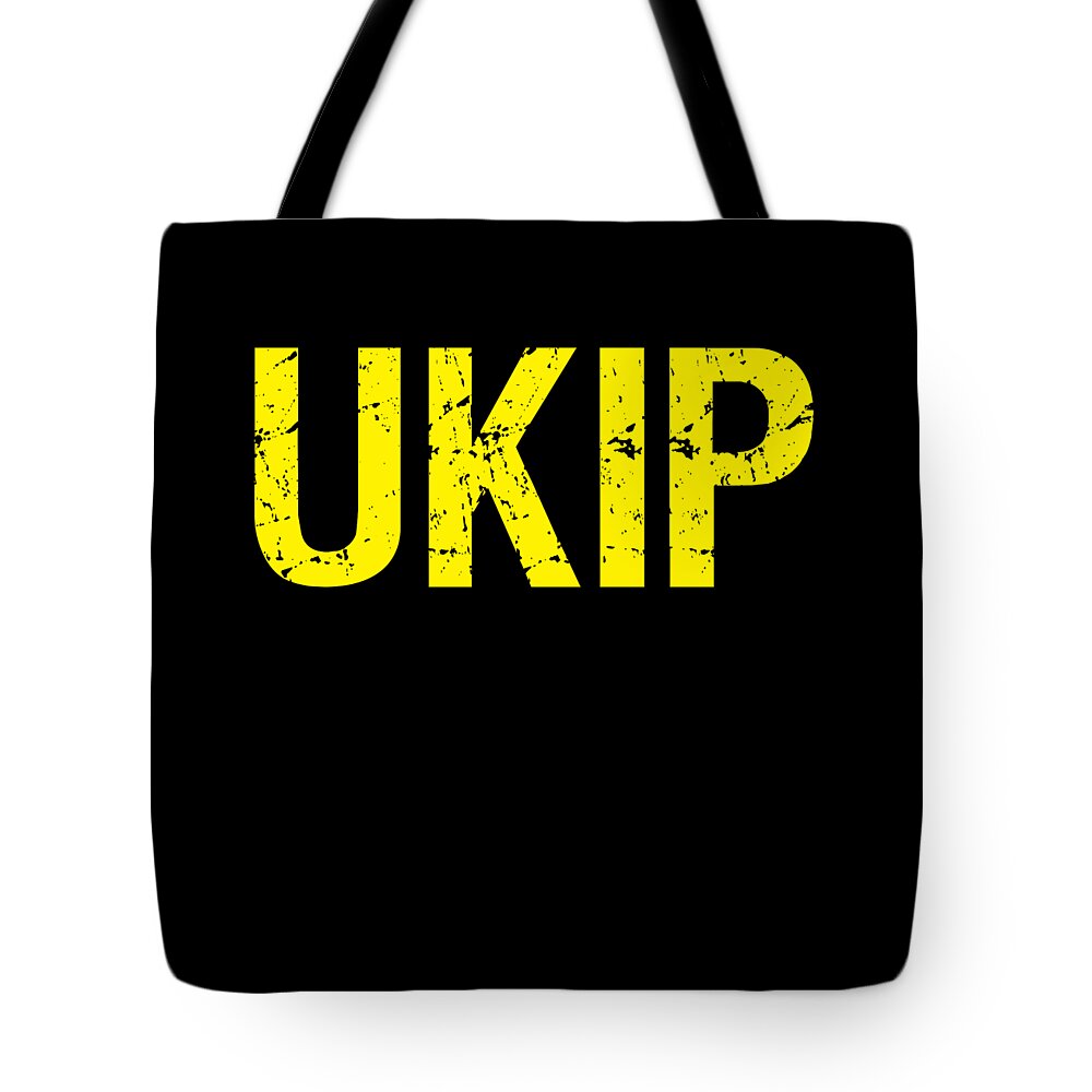 Funny Tote Bag featuring the digital art UKIP UK Independence Party by Flippin Sweet Gear